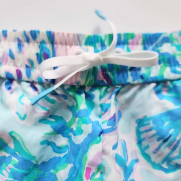 Lilly Pulitzer Run Around Shorts CraySea Seashell Amethyst Tint | Women Size XS - Picture 7 of 10